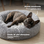 Cama memory foam antiestrés para perros Dog Dreams ARG — vista frontal